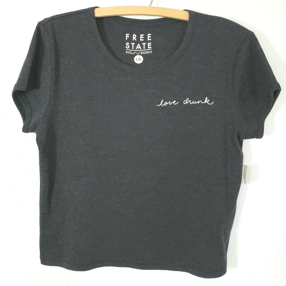 Crop Shirt Sz Lg